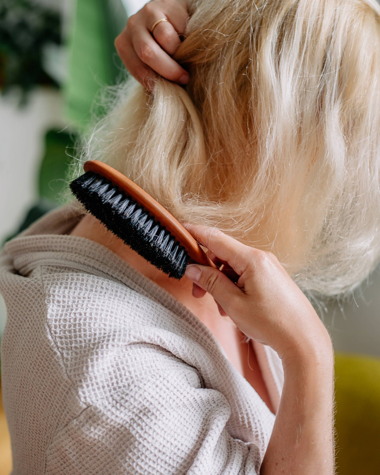 Croll & Denecke Pearwood Hairbrush made in Germany