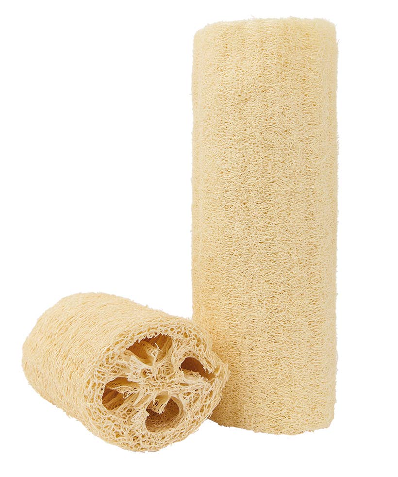 Loofah sponge, vegan self-tanner loofah cucumber spa fair: 7 inch - 17 cm